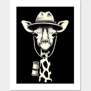 Adventurous Giraffe Posters and Art